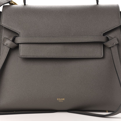 Celine Grained Calfskin Mini Belt Bag Grey 12 of 12