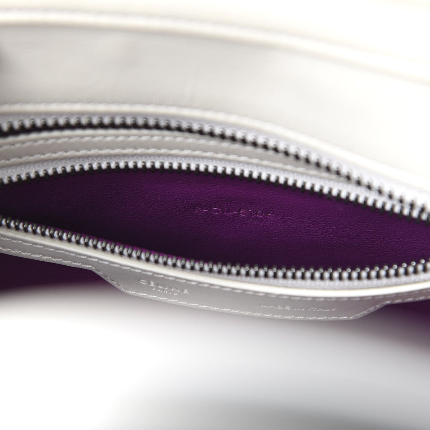 Smooth Calfskin Micro Luggage White Magenta