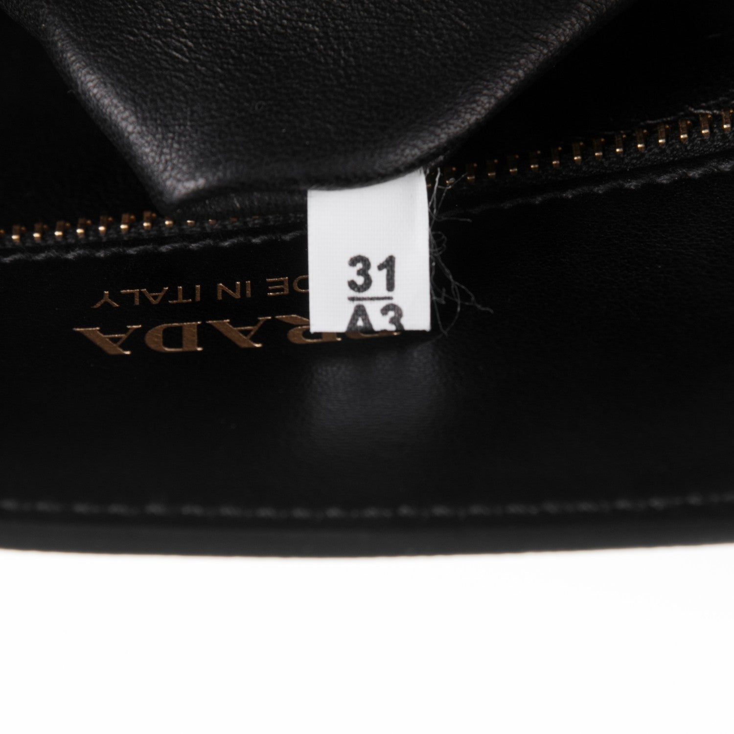 Prada Saffiano City Calfskin Medium Bibliothèque Top Handle Nero Black Bianco 8 of 8