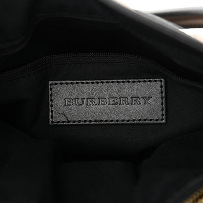 Burberry Haymarket Check Medium Golderton Tote Black 5 of 12