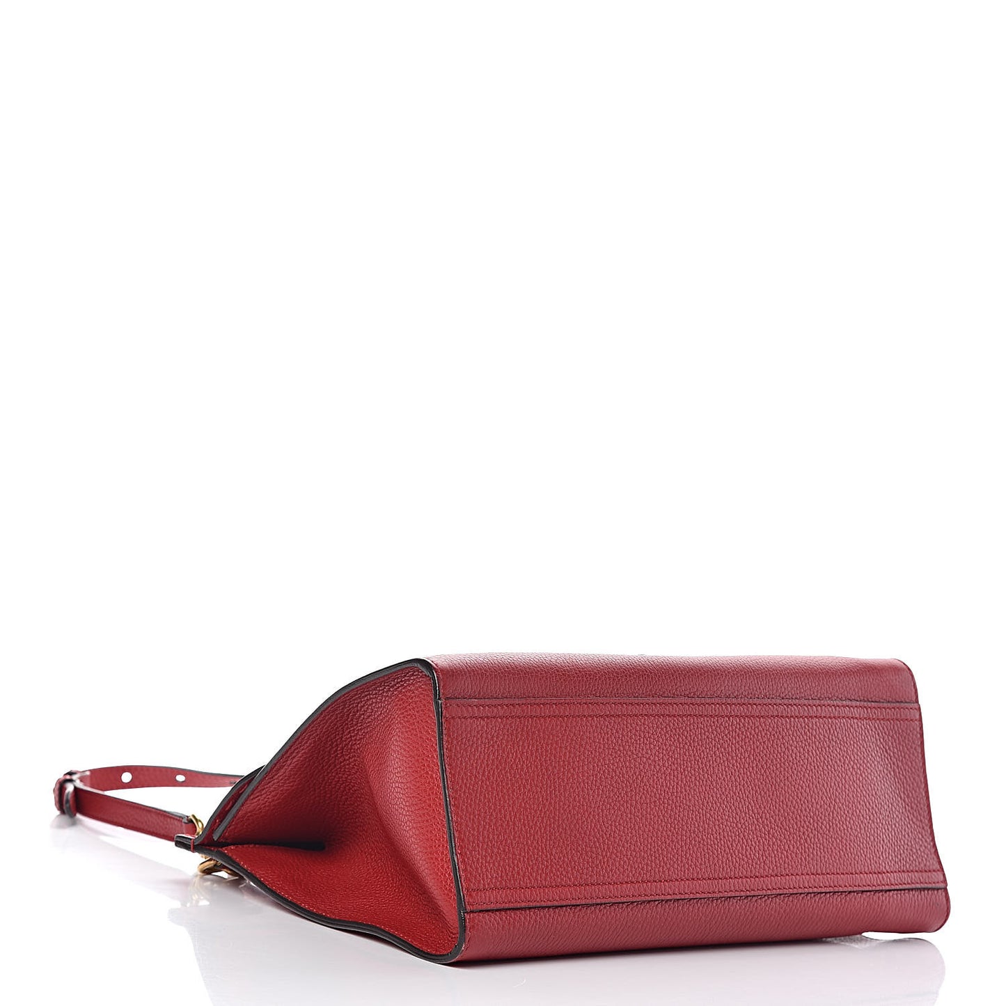 Calfskin Small GG Marmont Top Handle Bag Vulcanic Red