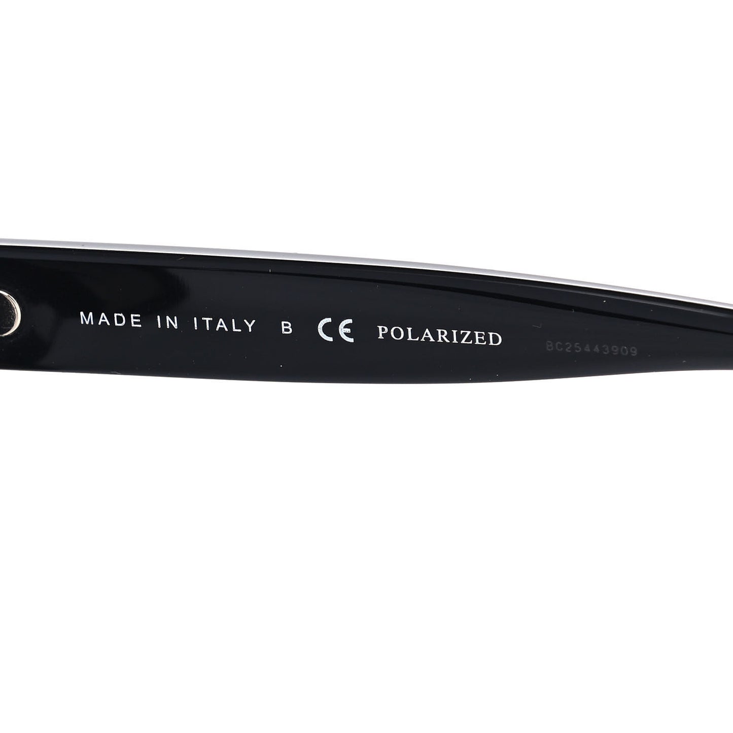 Acetate Polarized Square CC Sunglasses 5380 Black