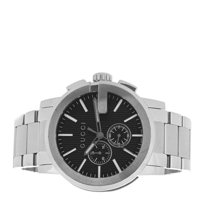 Gucci Stainless Steel 44mm G-Chrono Quartz Watch Black 2 of 4