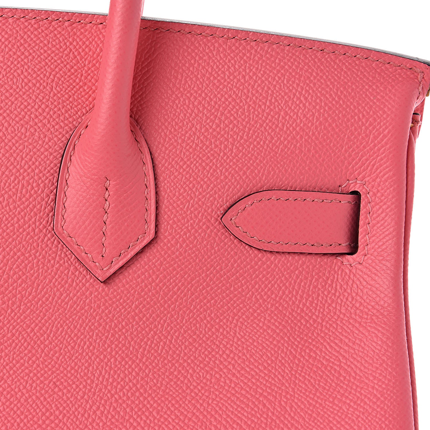 Hermes Epsom Horseshoe Birkin 30 Rose Azalee Jaune D'or 26 of 33