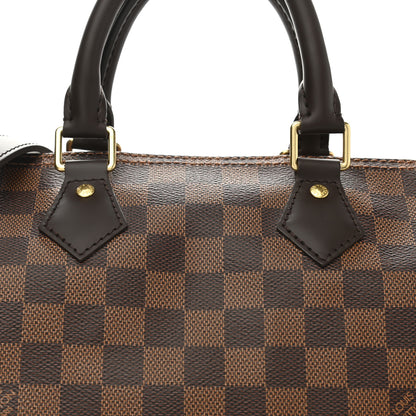 Louis Vuitton Damier Ebene Speedy Bandouliere 25 7 of 10