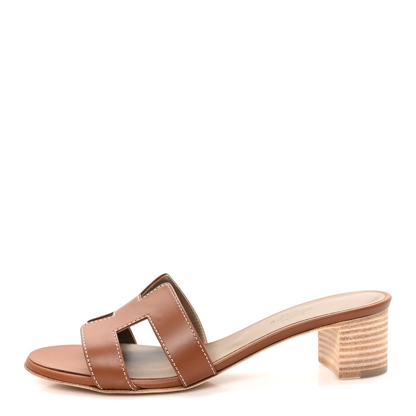 Calfskin Oasis Sandals 37.5 Gold