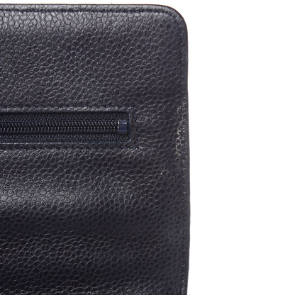 Chanel Caviar Quilted Wallet On Chain WOC Navy Blue 14 of 17