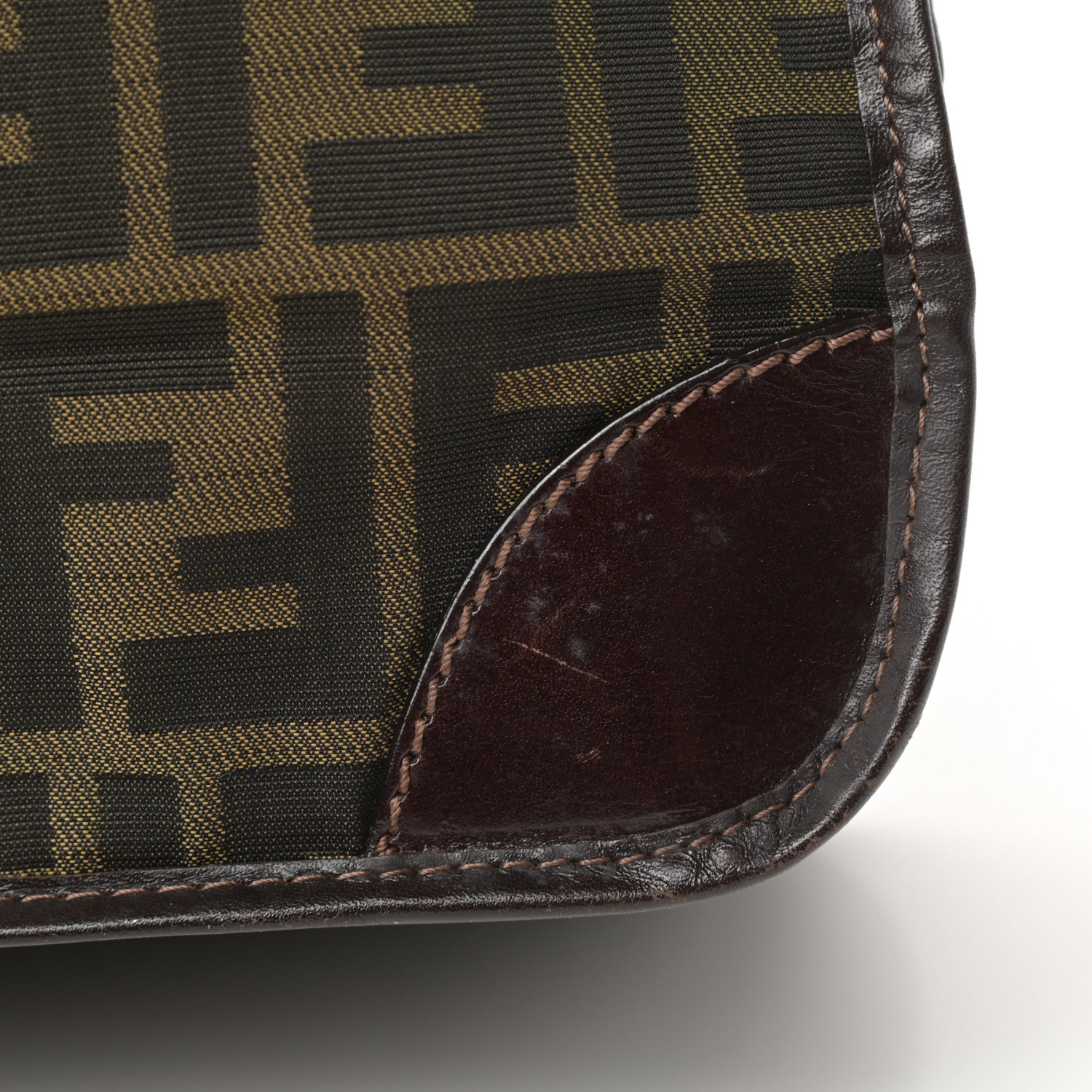 Fendi Zucca Shopping Tote Tobacco 18 of 19