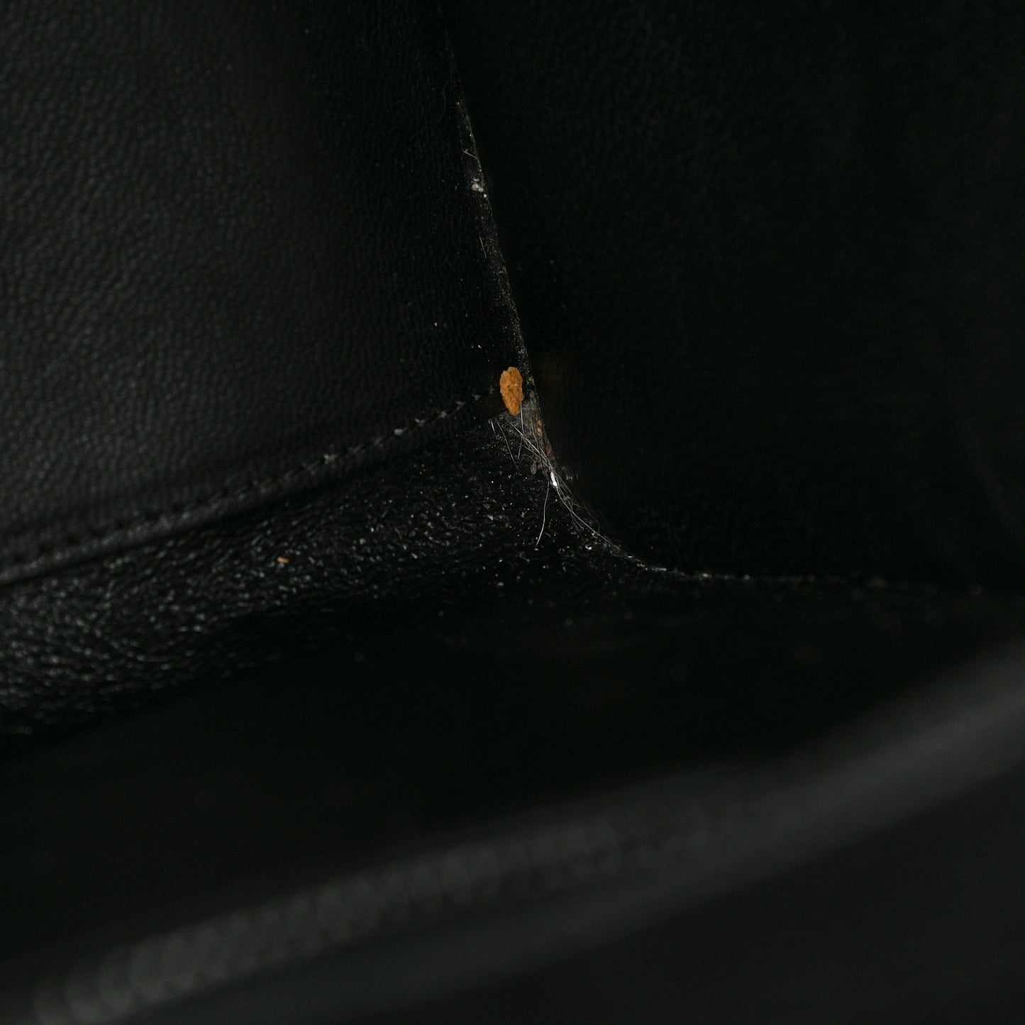 Smooth Calfskin Bi-Color Striped Micro Luggage Black