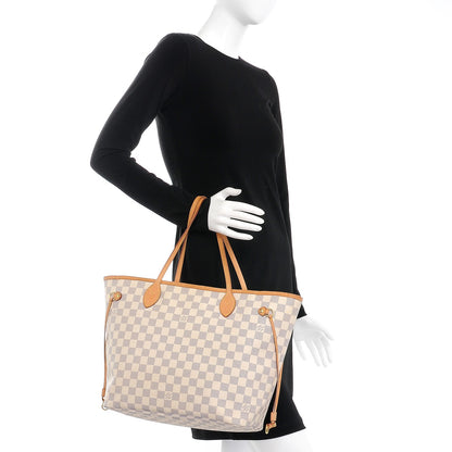 Louis Vuitton Damier Azur Neverfull MM 2 of 10