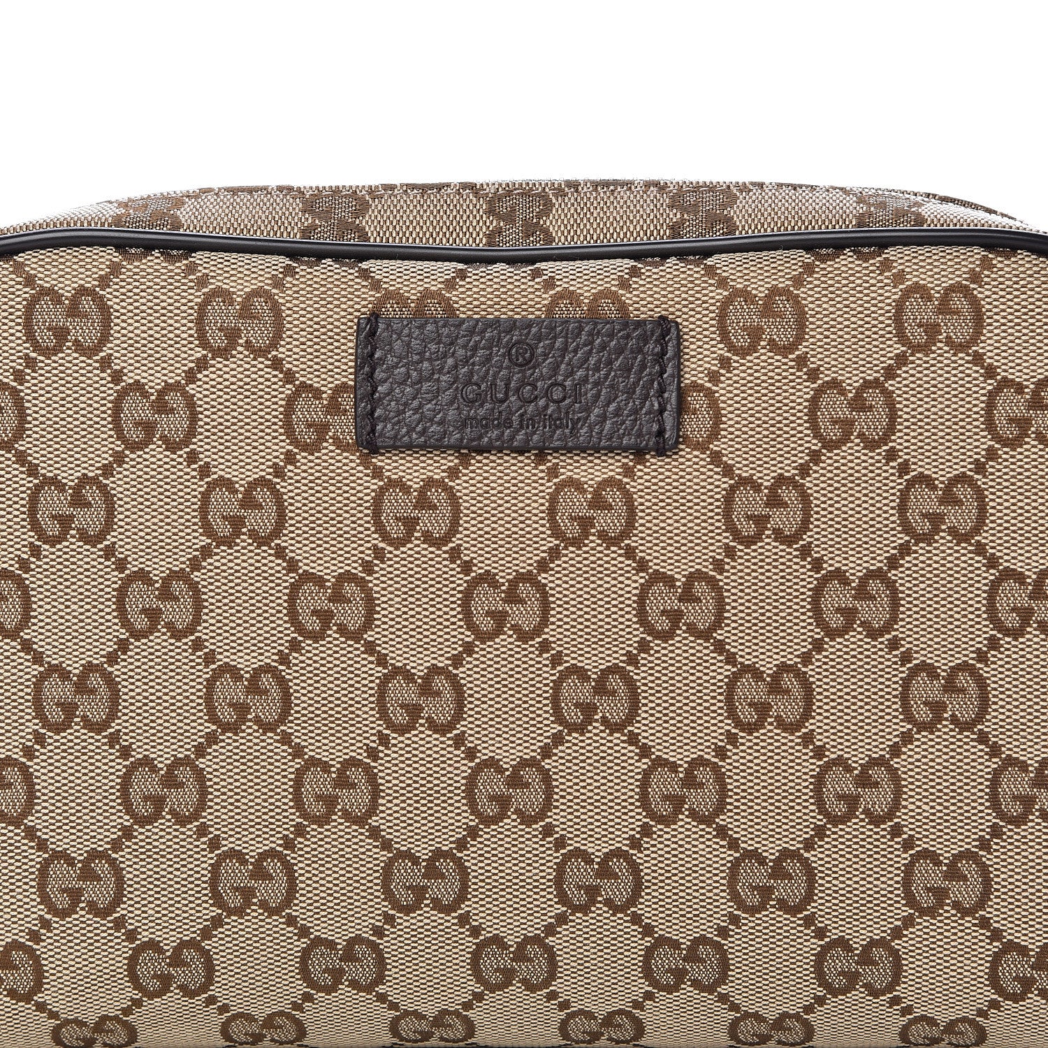 Gucci Monogram Belt Bag Dark Brown 8 of 10