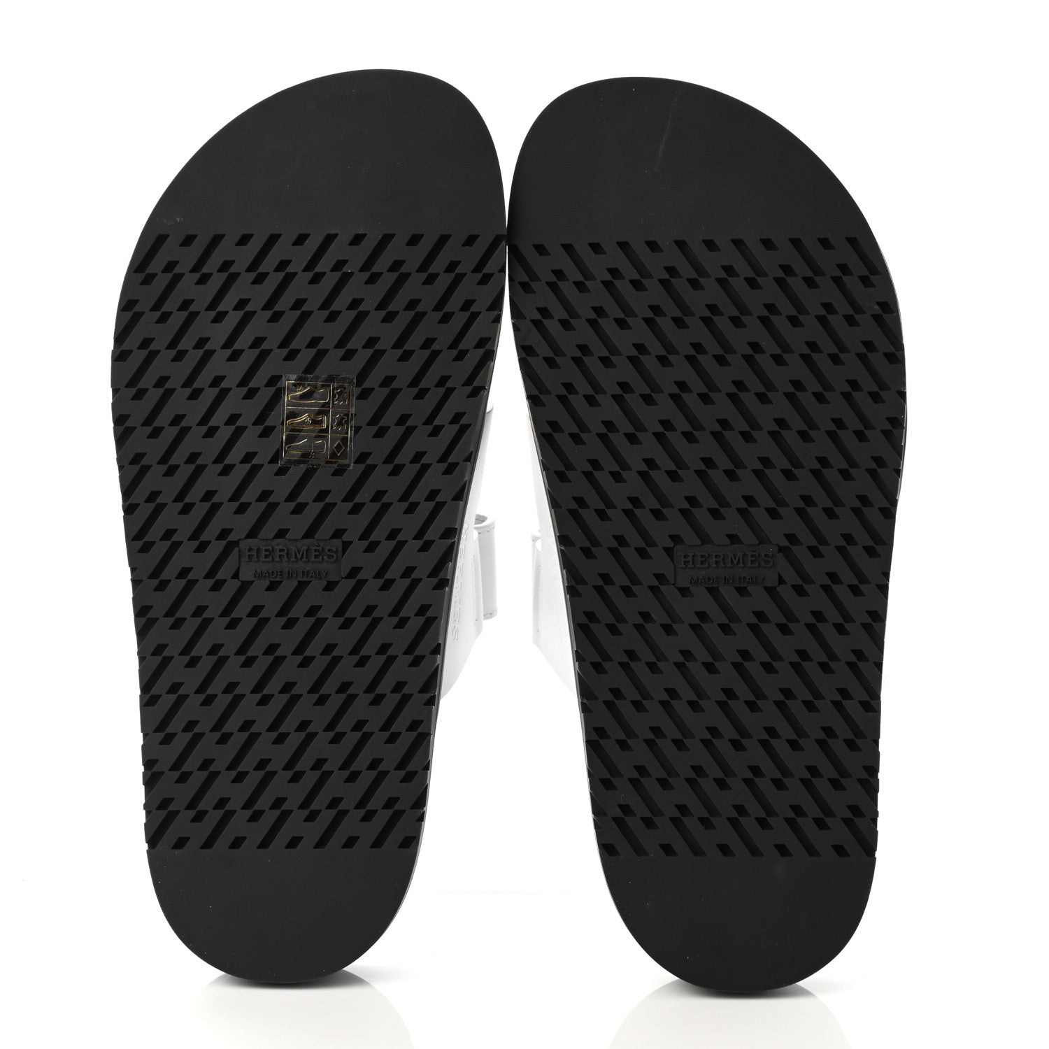 Hermes Calfskin Womens Chypre Sandals 36 White 7 of 9