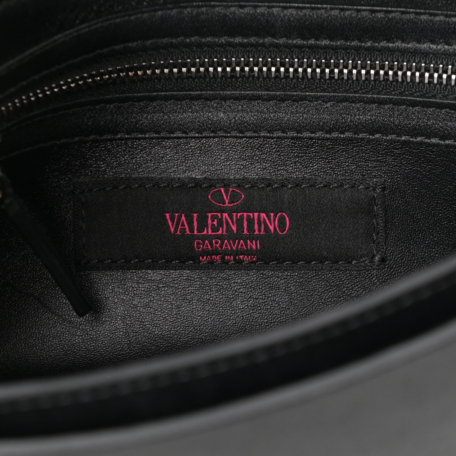 Valentino Garavani Vitello Loveblade Embellished Chain Flap Bag Black Multicolor 5 of 10