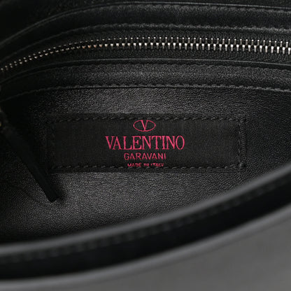 Valentino Garavani Vitello Loveblade Embellished Chain Flap Bag Black Multicolor 5 of 10