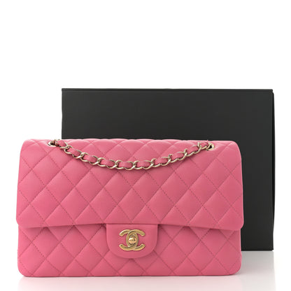 Chanel Caviar Quilted Medium Double Flap Pink 13 of 13
