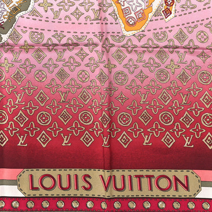 Louis Vuitton Silk World Square Scarf Multicolor 2 of 3