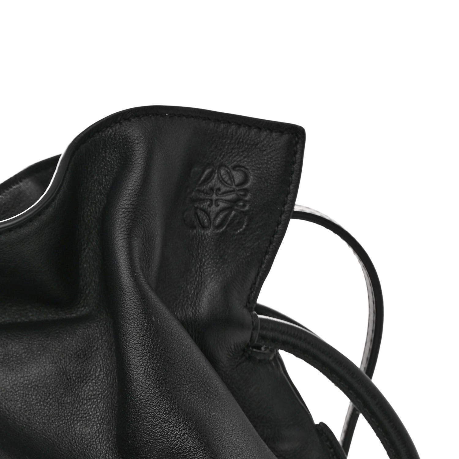 Loewe Nappa Flamenco Knot Clutch Black 8 of 10