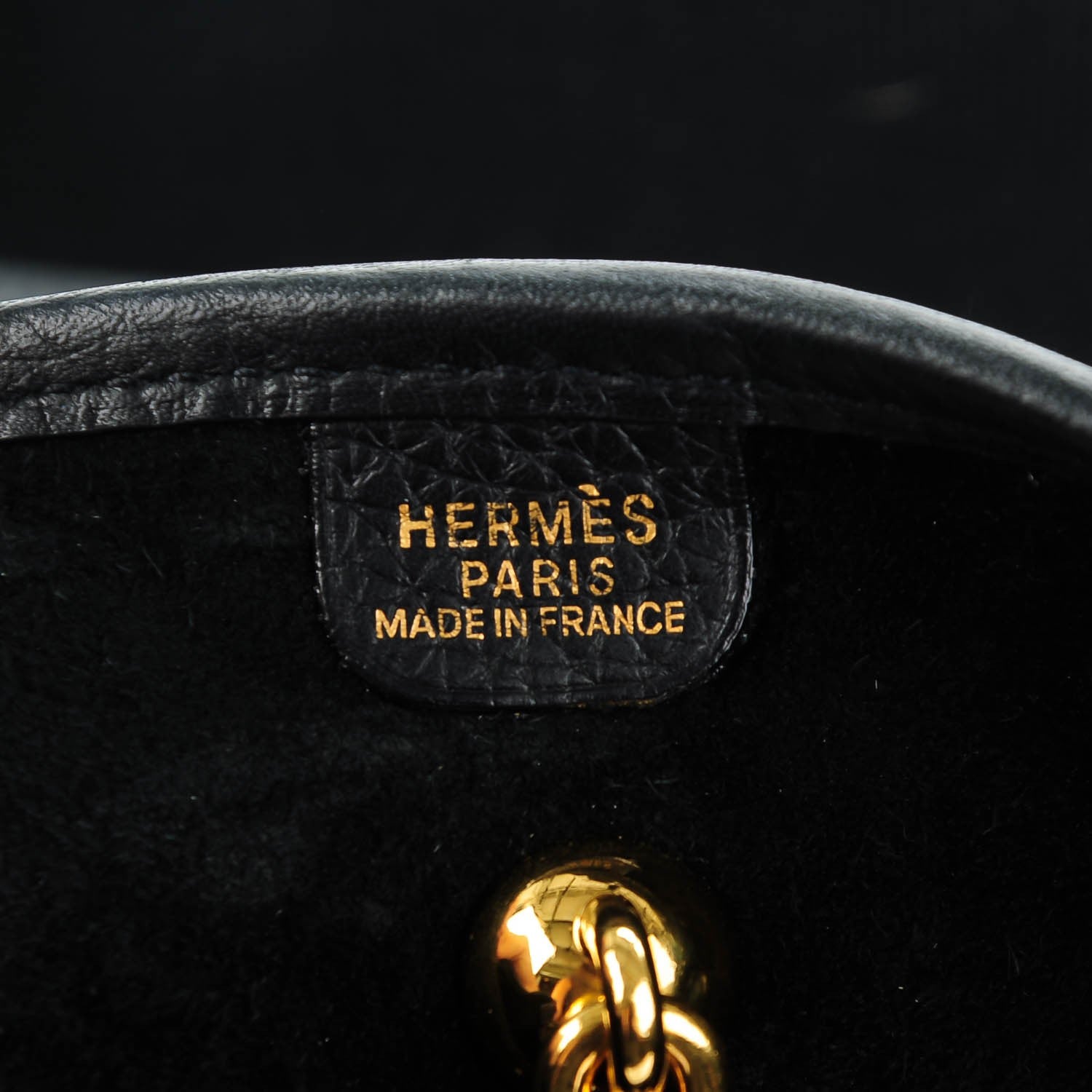 Hermes Taurillon Clemence Vespa GM Black 6 of 7