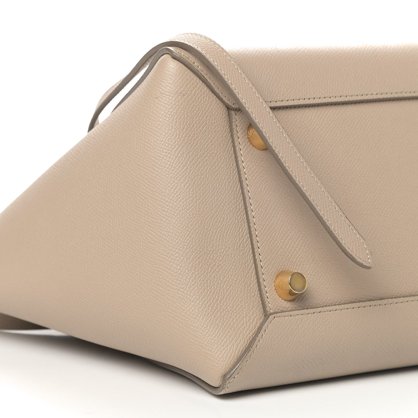 Grained Calfskin Mini Belt Bag Light Taupe