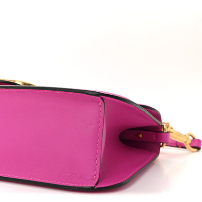 Valentino Garavani Calfskin Vlogo Loco Shoulder Bag Pink PP 9 of 9