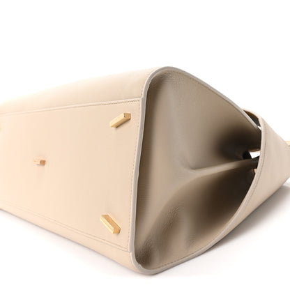 Salvatore Ferragamo Calfskin Medium Hug Bag Stone Burnt Orcher 9 of 9