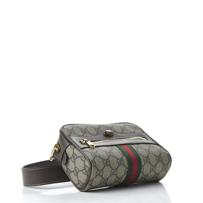 Gucci GG Supreme Monogram Web Small Ophidia Belt Bag 75 30 Dark Brown 4 of 10