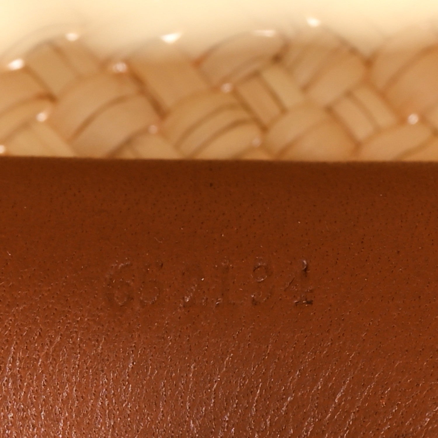 Loewe Calfskin Raffia Small Anagram Basket Tote Bag Natural Tan 7 of 12