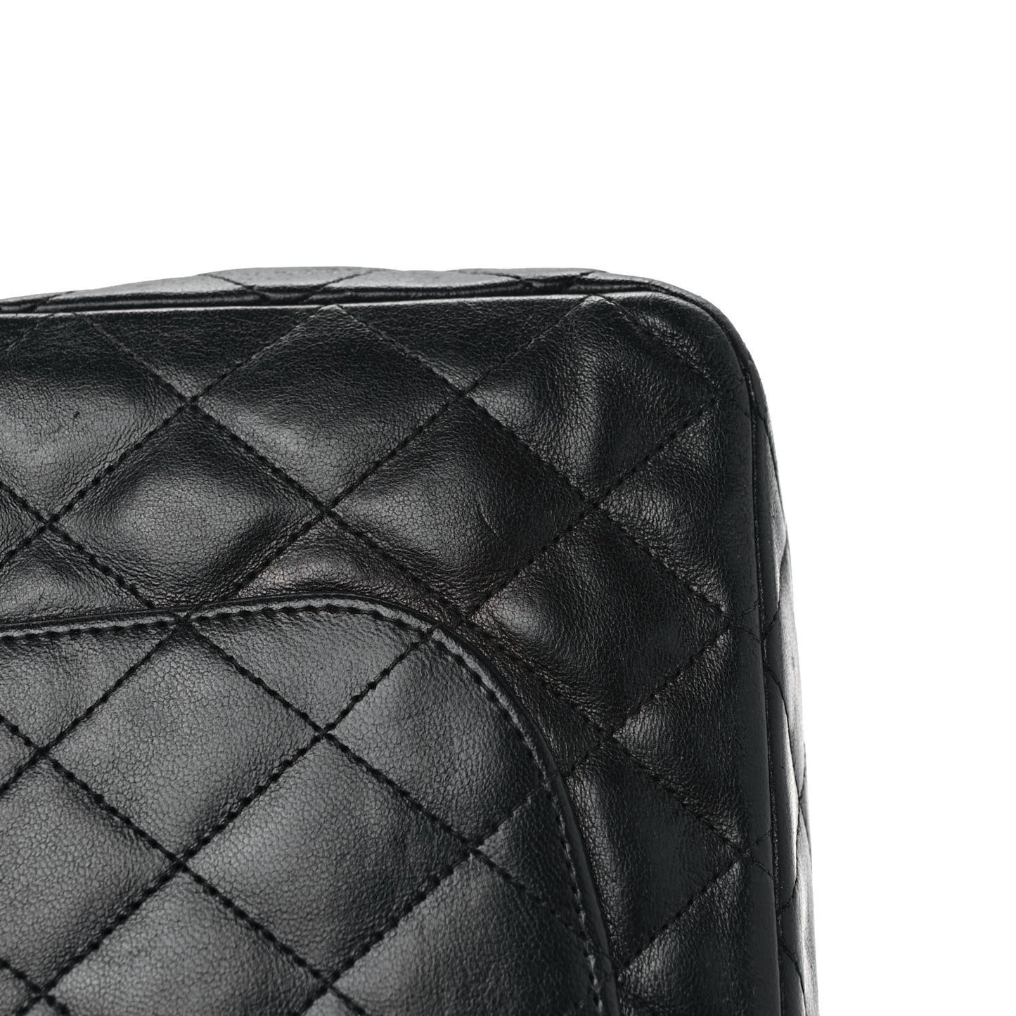 Lambskin Quilted Medium Hybrid Reissue Flap Black