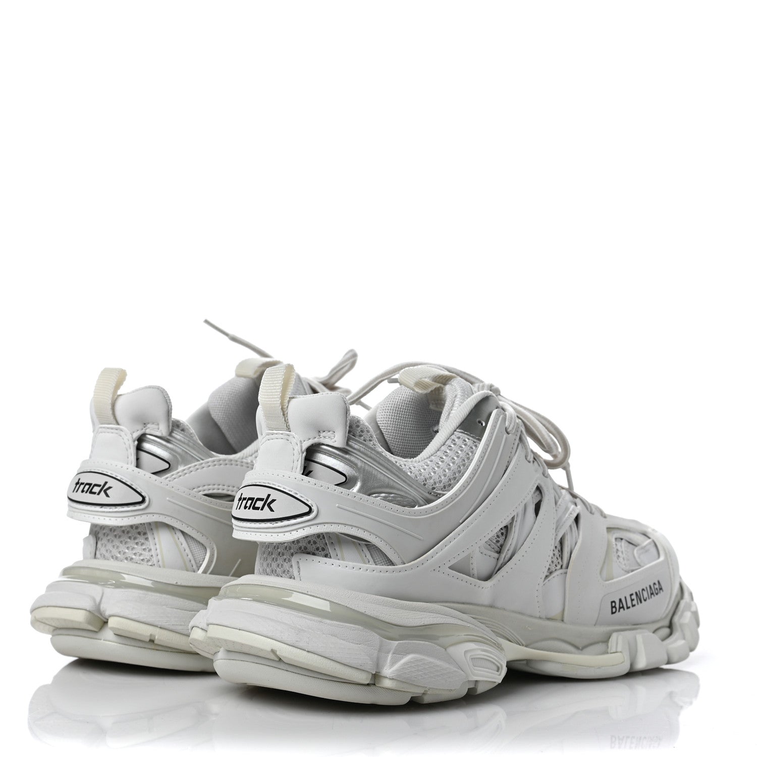 Balenciaga Mesh Nylon Womens Track Sneakers 40 White 4 of 10