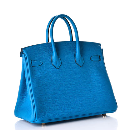 Hermes Togo Birkin 25 Bleu Zanzibar 3 of 37