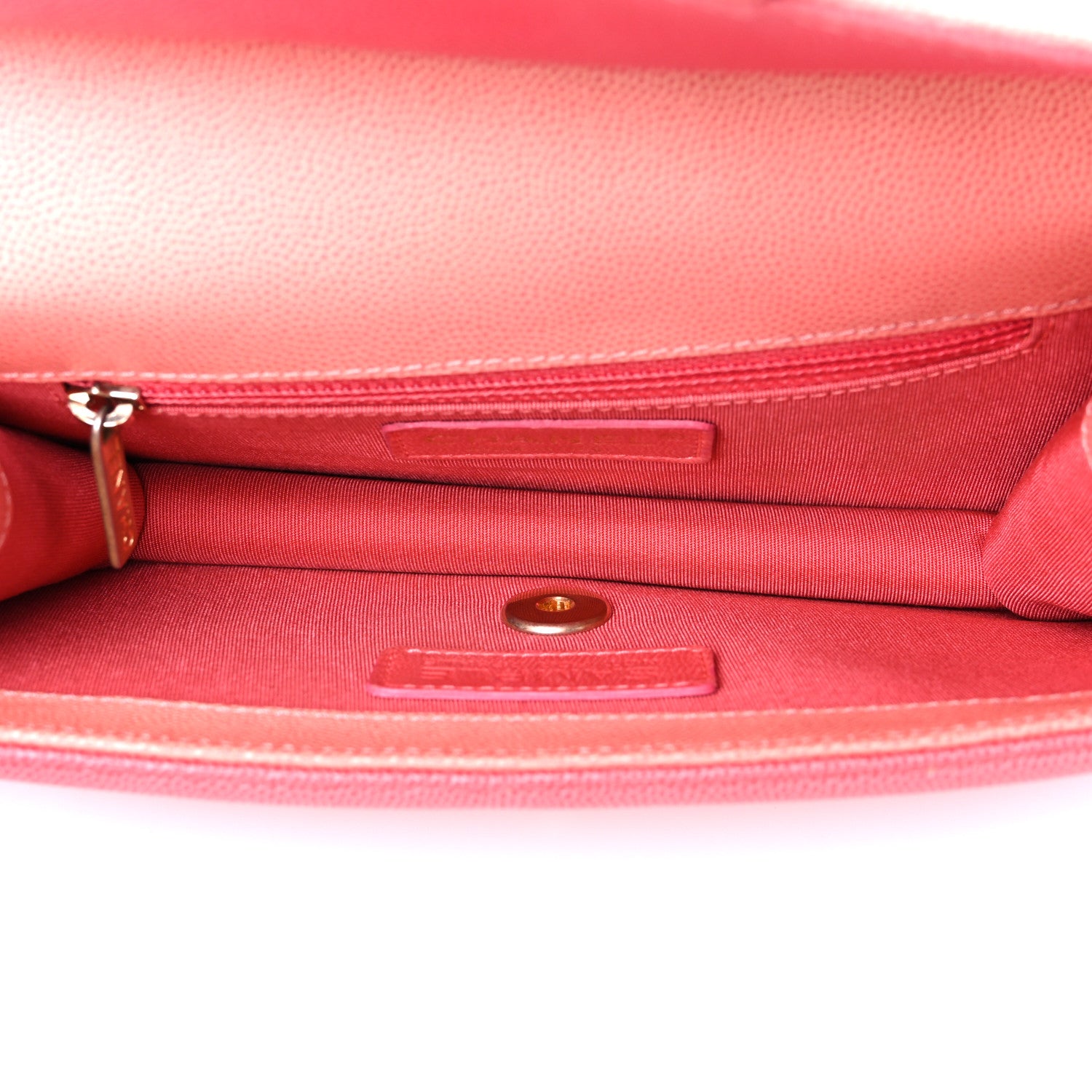 Chanel Caviar Quilted Small Sunset On The Sea Flap Coral 5 of 11