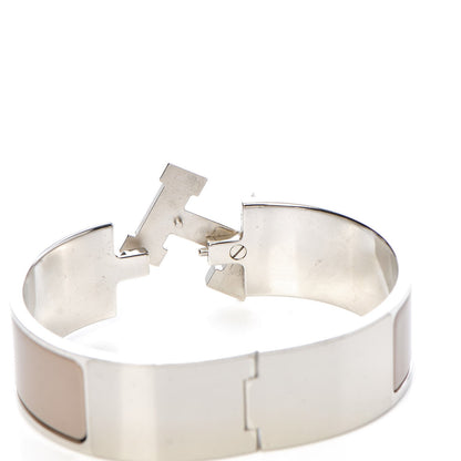 Hermes Enamel Wide Clic Clac H Bracelet GM Maron Glace 5 of 6