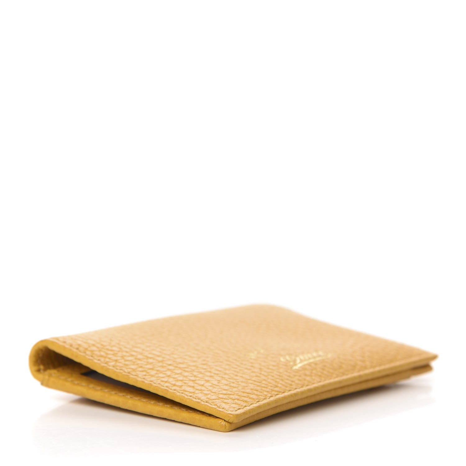 Gucci Dollar Calfskin Swing Train Pass Card Case Yellow 4 of 7