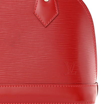 Louis Vuitton Epi Alma BB Carmine 7 of 9