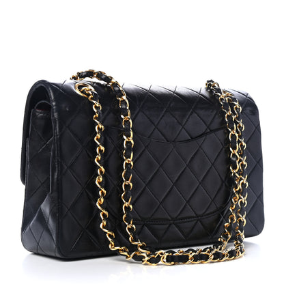 Chanel Lambskin Quilted Medium Double Flap Black 2 of 4