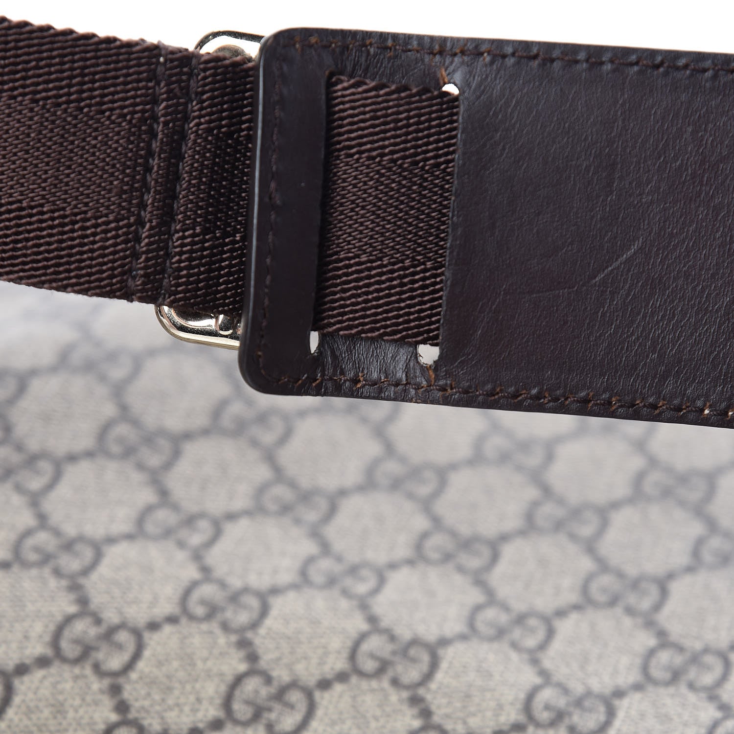 Gucci GG Plus Monogram Belt Bag Dark Brown 14 of 15