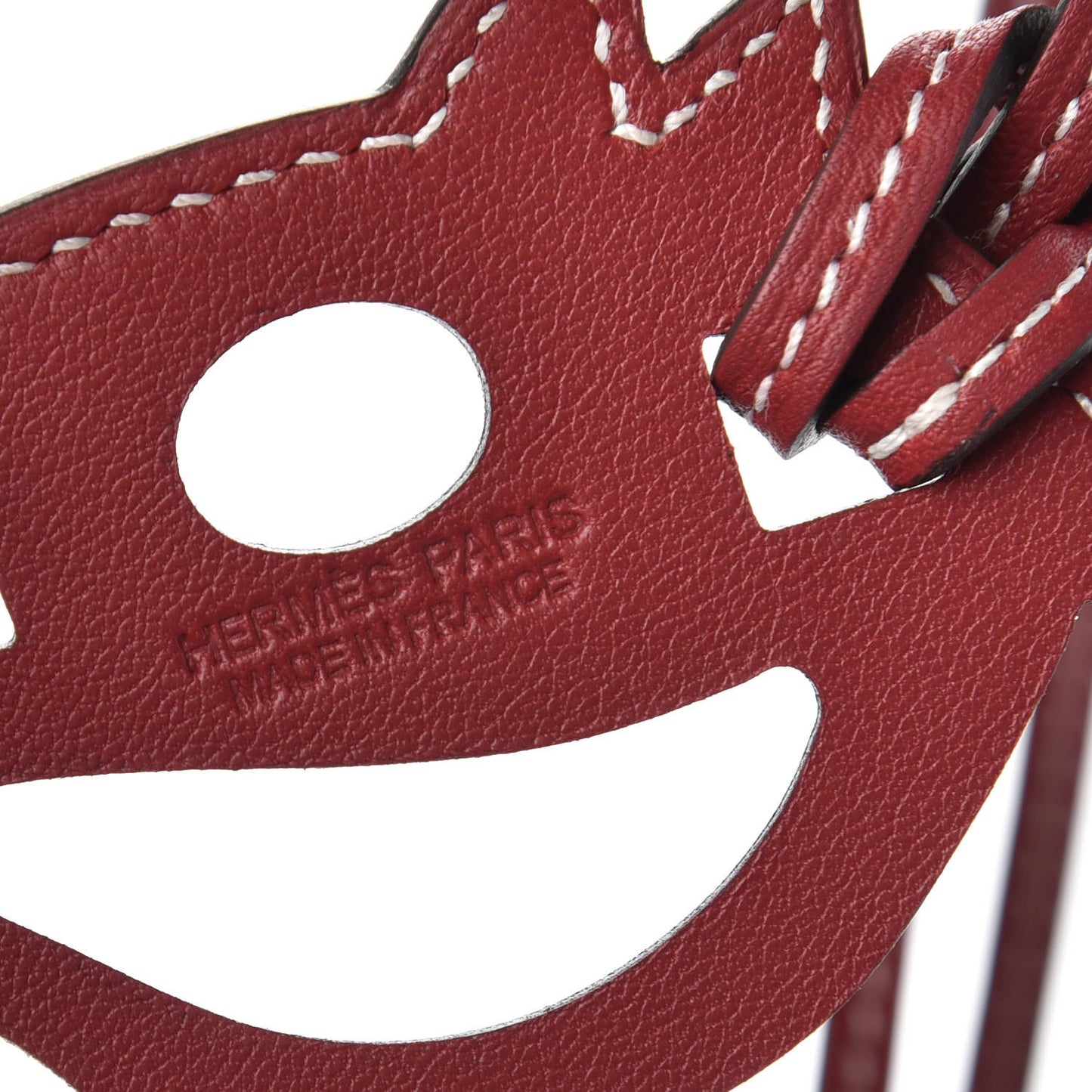 Swift Paddock Cheval Horse Bag Charm Rouge Grenat