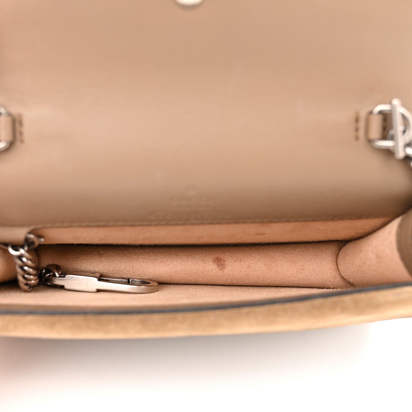 GG Supreme Monogram Super Mini Dionysus Shoulder Bag Taupe