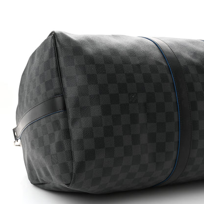 Louis Vuitton Damier Cobalt Keepall Bandouliere 55 8 of 15