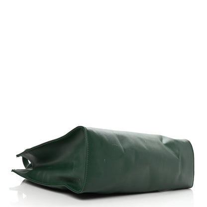 Telfar Vegan Leather Medium Shopping Bag Dark Olive 3 of 10