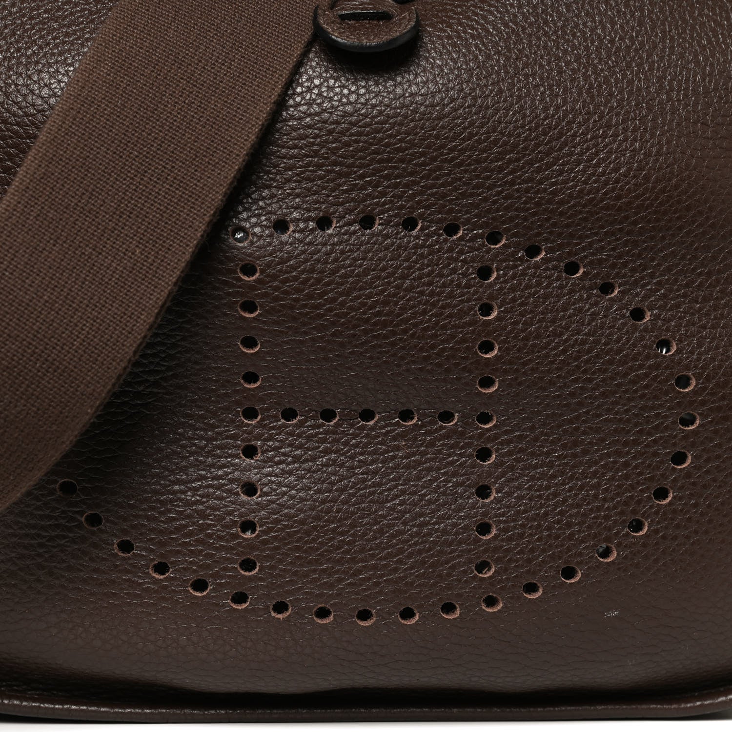 Hermes Taurillon Clemence Evelyne III PM Chocolate 11 of 16