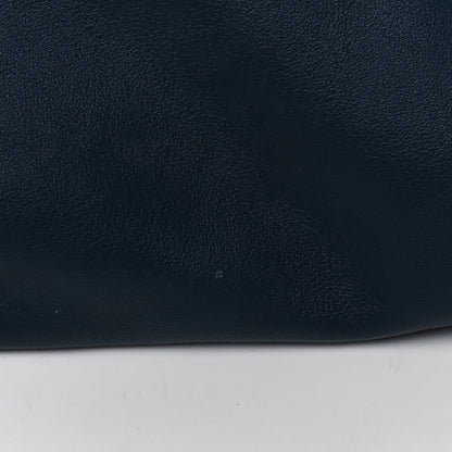 Bottega Veneta Smooth Butter Calf The Pouch Oversized Clutch Deep Blue 11 of 14