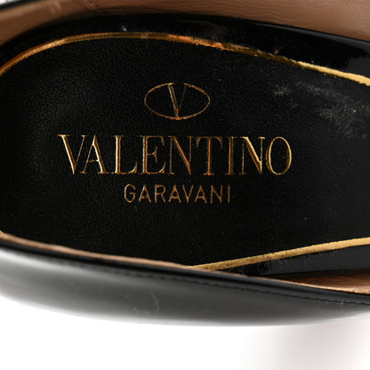 Valentino Garavani Patent Tan-Go 55/155mm Platform Pumps 37.5 Black 6 of 10