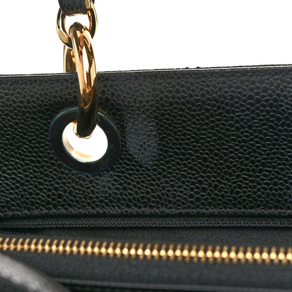 Chanel Caviar Quilted Grand Shopping Tote GST Black 11 of 11