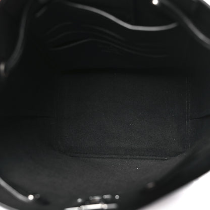 Louis Vuitton Calfskin Nano Lockme Bucket Black 5 of 9