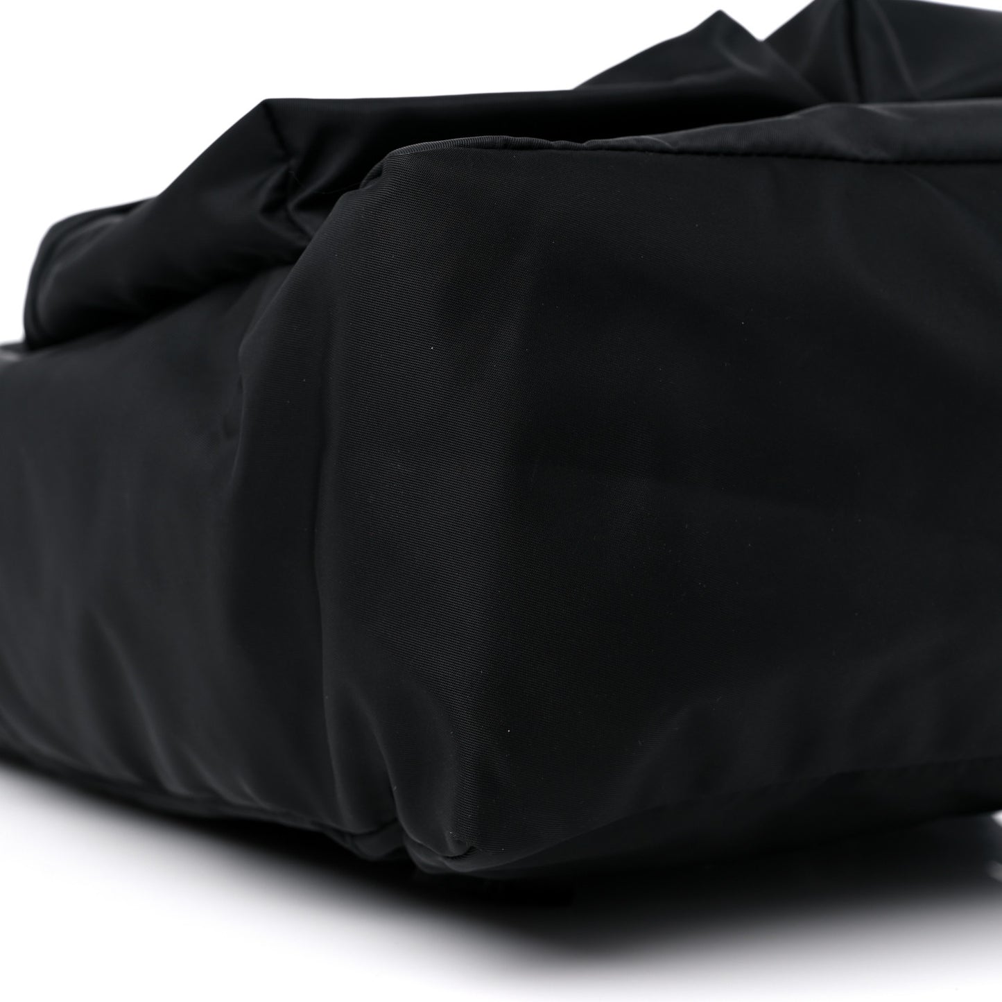 Nylon Logo Backpack Black
