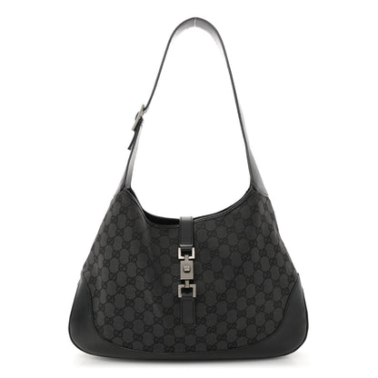Gucci Monogram Jackie O Hobo Black 1 of 12