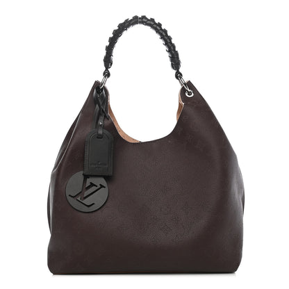 Louis Vuitton Mahina Carmel Hobo Chocolate 1 of 8