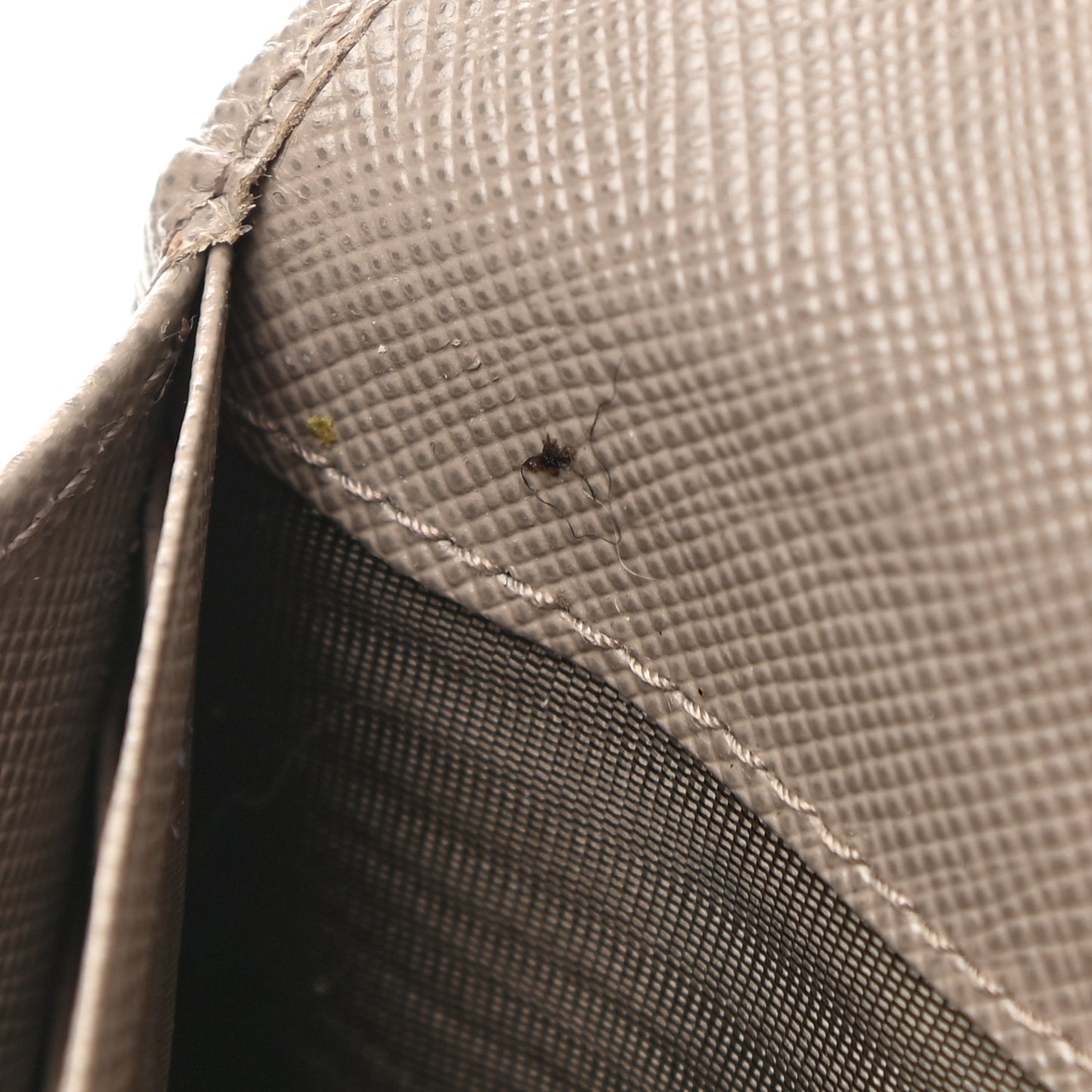 Saffiano Metal Bar Continental Flap Wallet Argila