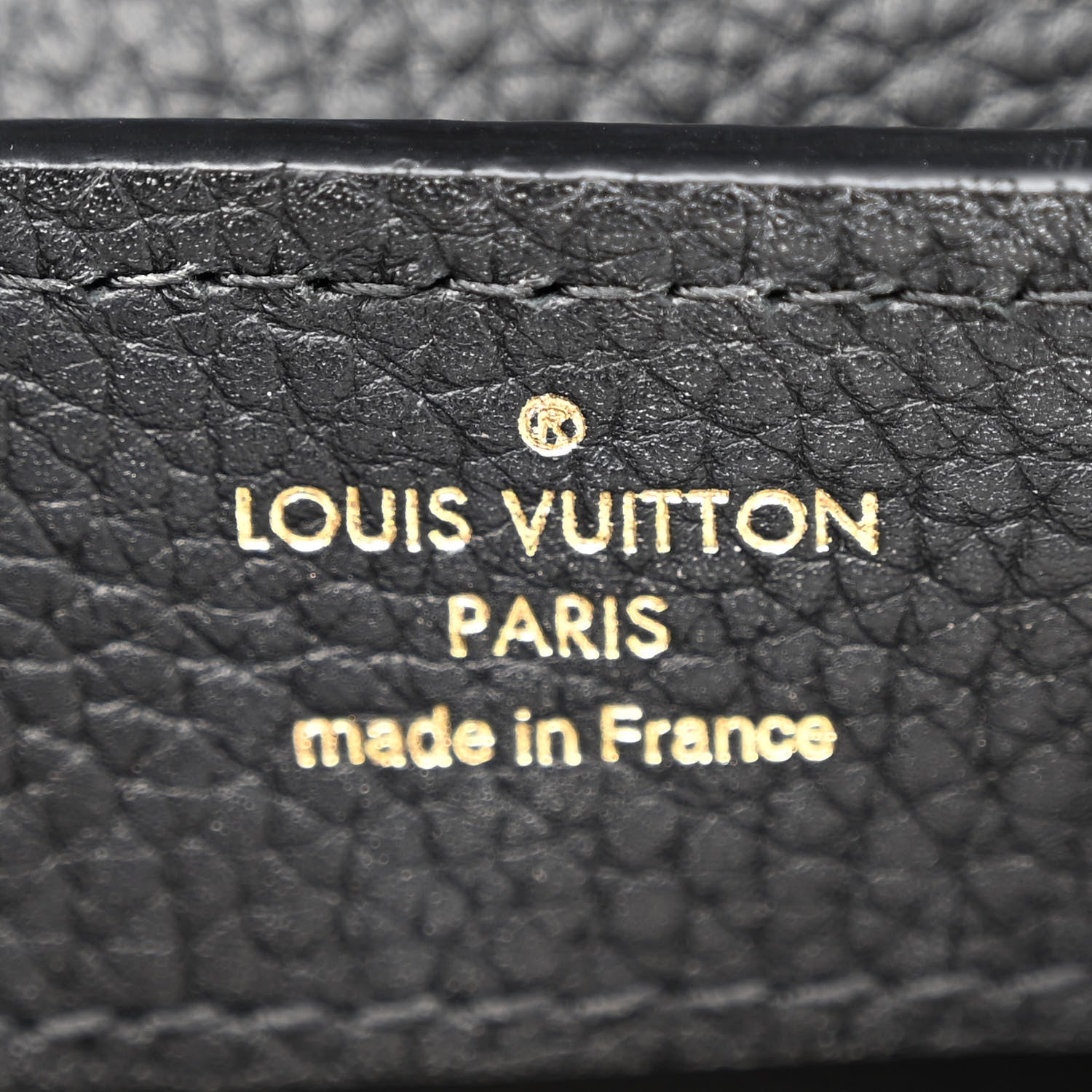 Louis Vuitton Taurillon Embellished Flower Crown Capucines Mini Black 6 of 10